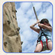 Rock Climbing wall in the Memphis Area